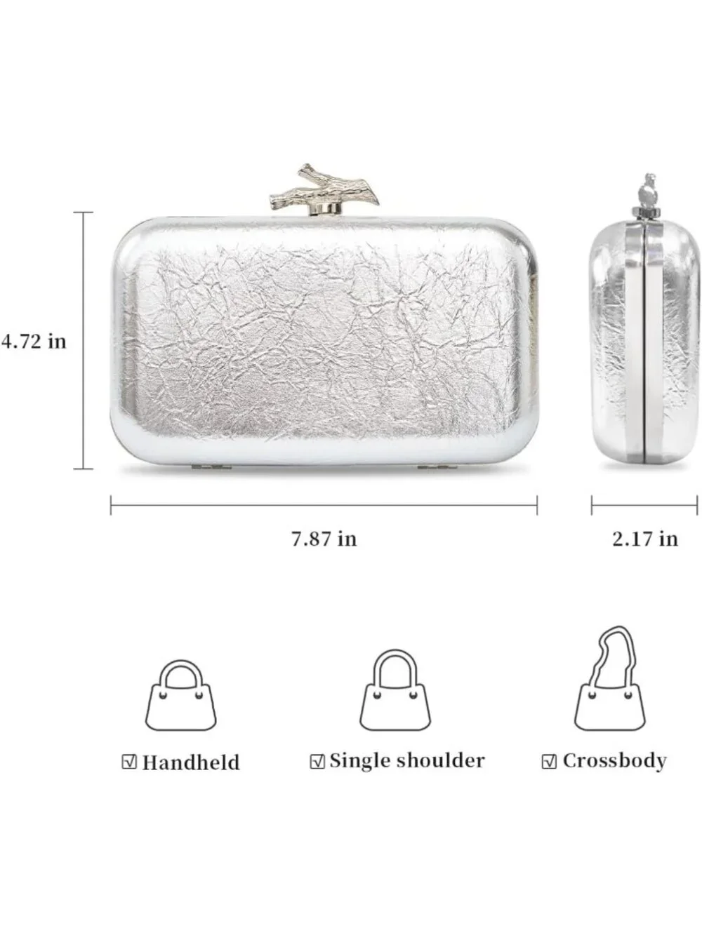 Chic Gold Metallic Woven Clutch Purse | Stylish Evening Shoulder Box Bag